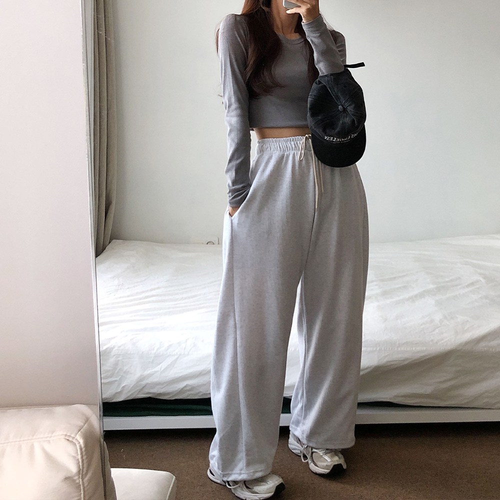 국내생산 *사계절* 사이드핀턱 스트링팬츠 벌룬팬츠 남녀공용 빅사이즈 트레이닝팬츠 사계절 팬츠 (조거/와이드 밑단스트링) 26,910원