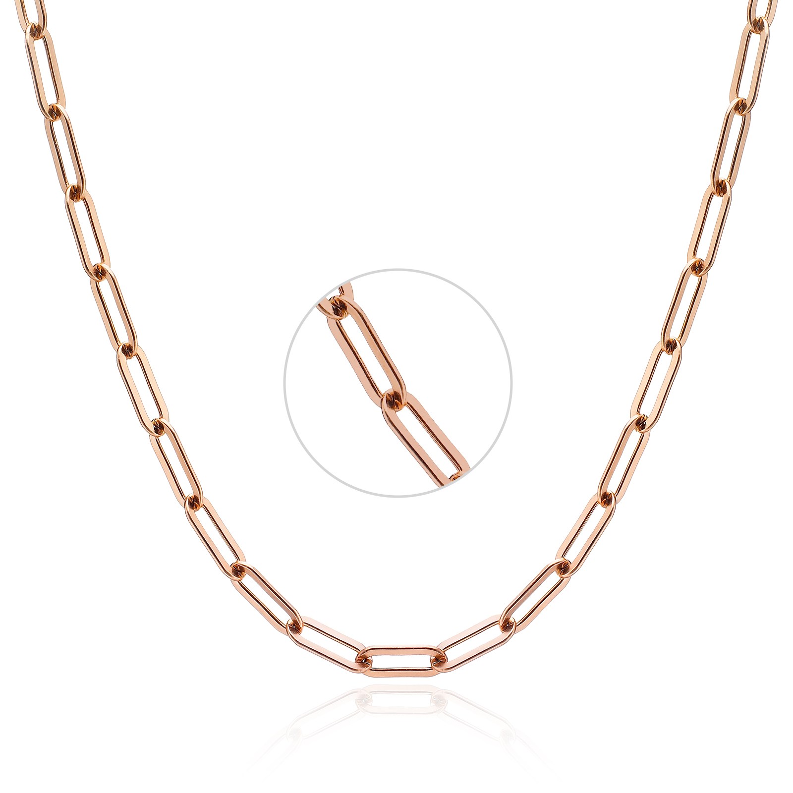 펠리체골드 14K,18K 시그니처 클립 목걸이 (M) (+선물포장) 할로우 체인 금 데일리 골드 클립 여자친구 선물 볼드 기념일 2,137,380원