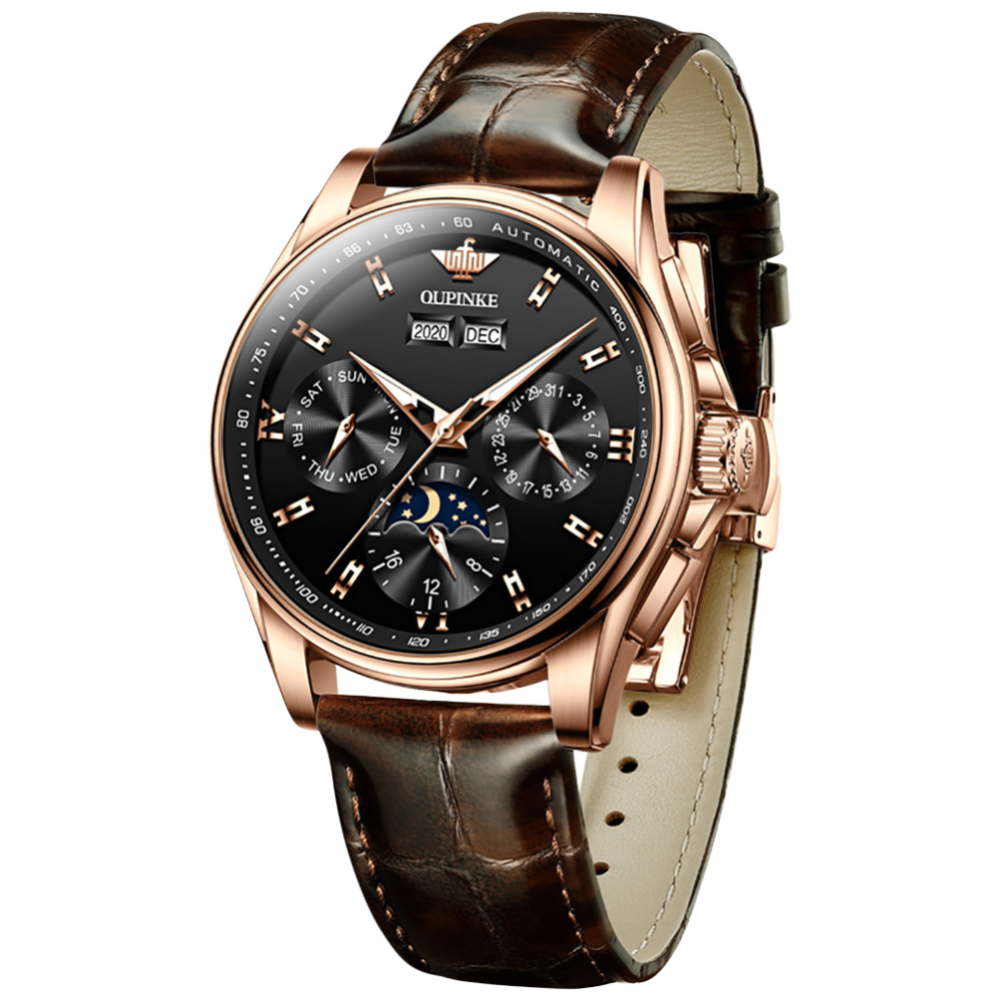 OUPINKE 남자 메탈 손목시계 남성 명품시계 멀티펑션 메탈시계 FM3189 380,000원