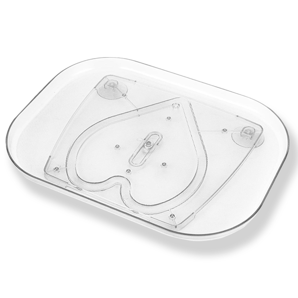 라라하우스 넬리 투명 정리 회전 트레이, 1개 9,960원