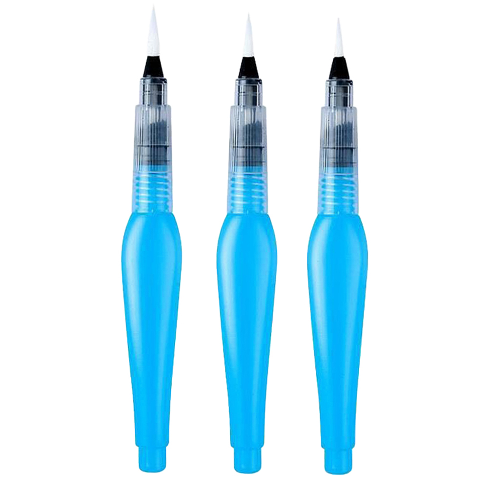 메이크마인 고체물감 수채화 워터브러쉬 파란통 3종, 1세트, 길이 152mm 5,290원