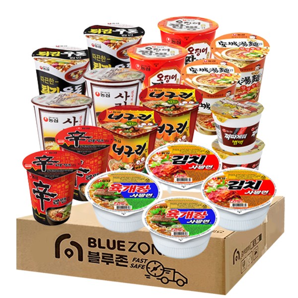 농심 소컵라면 9종 18개입 (육개장사발면2 + 김치사발면2 + 짜파게티범벅2 + 신라면2 + 안성탕면2 + 오징어짬뽕2 + 튀김우동2 + 너구리2 + 사리곰탕2), 1개 18,940원