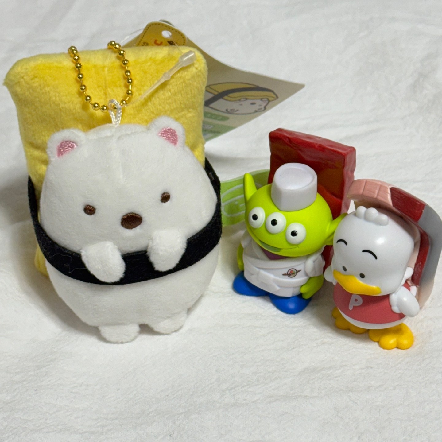 일본 정품 산엑스 스밋코구라시 초밥 인형 키링 시로쿠마 스시 키홀더, 시로쿠마, 1개 21,900원