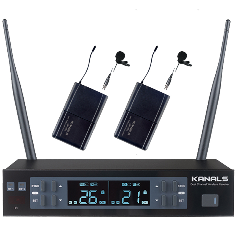 카날스 MW-620 무선마이크 2채널 강의용 행사용 세트 [MW-620 핸드마이크/핀마이크 선택] 293,020원