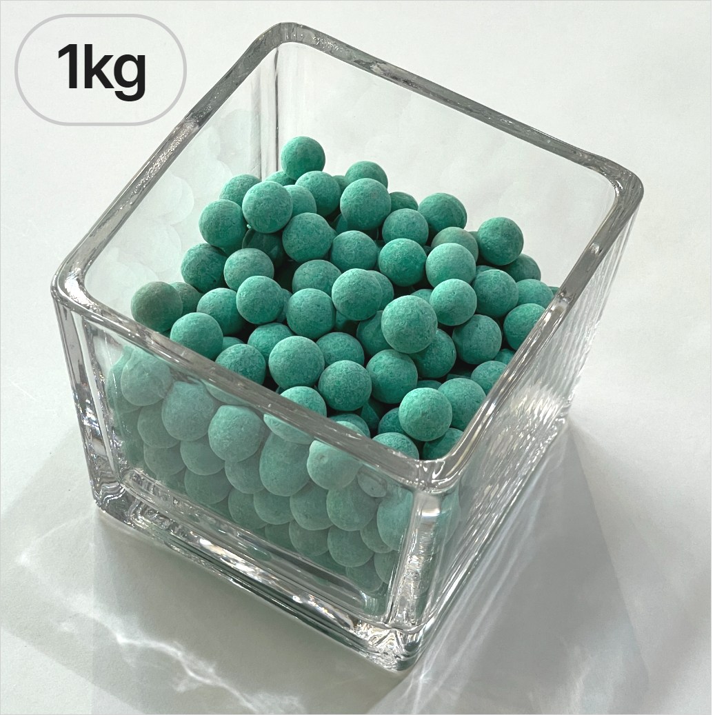 쵸록101 컬러 하이드로볼 세라믹볼 수경재배 컬러스톤 대립 1kg, 1개, 민트 9,000원
