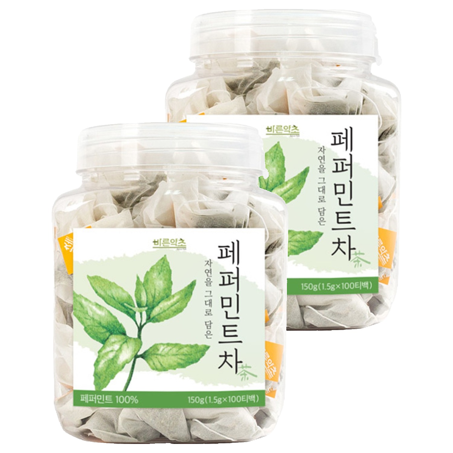 바른약초 페퍼민트 삼각티백, 1.5g, 100개입, 2개 34,800원
