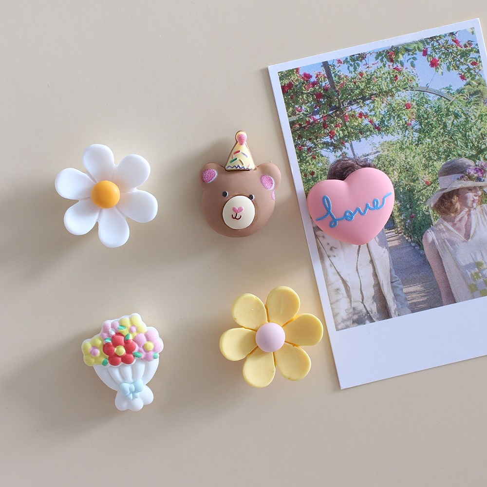 생일축하해, 생일곰 5P set 냉장고 현관문 인테리어 자석 작지만 강력한 귀여운 마그넷, 1.생일축하해 5pcs 세트 자석 7,500원