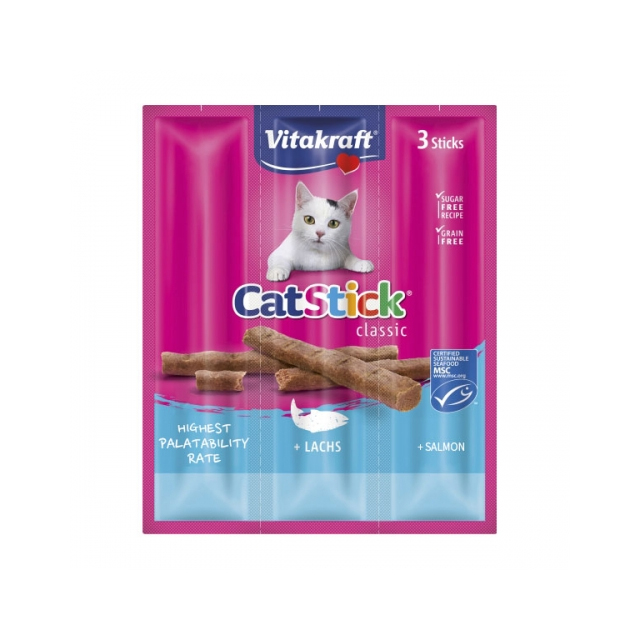 비타크래프트 캣 스틱 간식 3p, 연어, 18g, 10개 21,000원