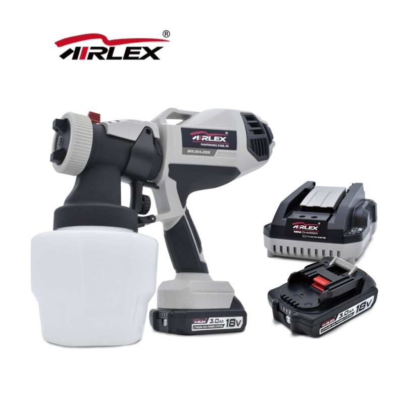 에어렉스 무선 페인트스프레이건 818BL KR 세트(본체+충전기1+배터리1) 247,000원