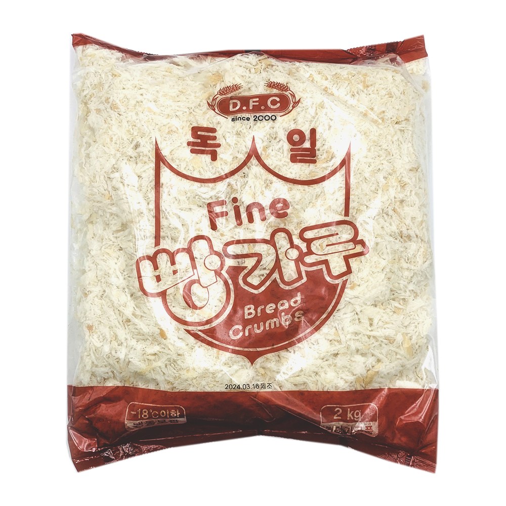 냉동 독일빵가루 2kg X 4봉 박스 [독일 fine 습식빵가루 2kg] 36,500원