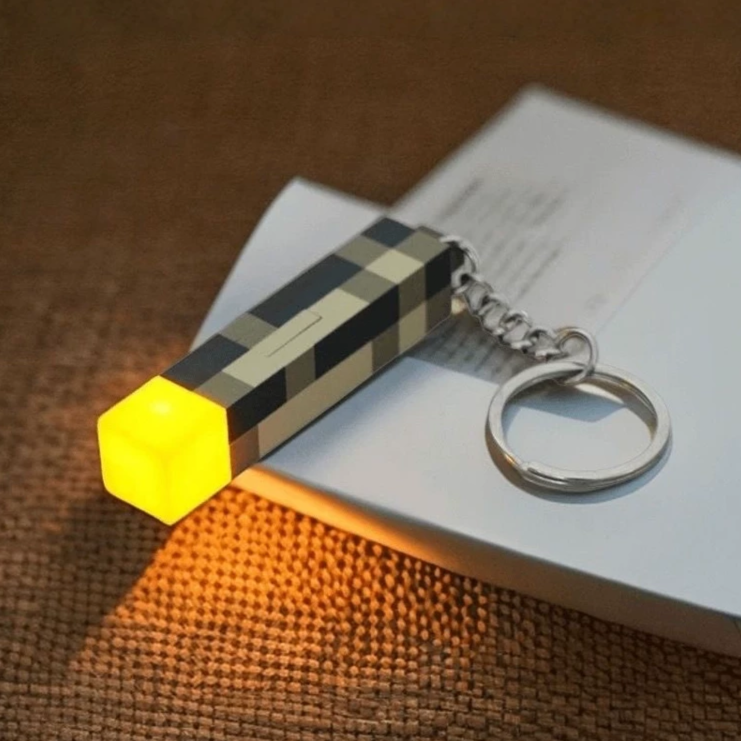 마인크래프트 USB 충전식 횃불 키링, 횃불 키링 5,900원