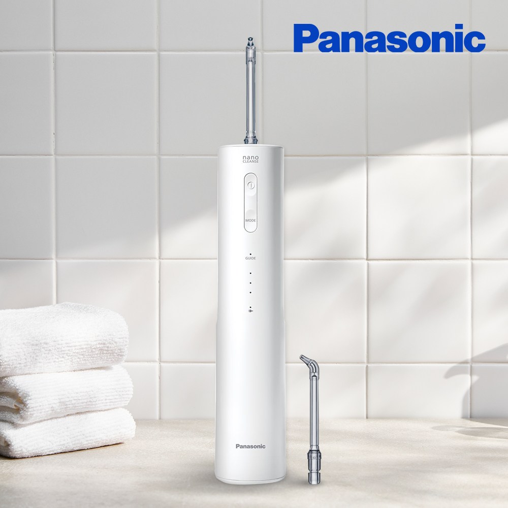 파나소닉 나노 제트워셔 플러스 구강세정기 물치실 치아 플라그 치석제거 고속충전, 화이트, EW-NJ8A 299,000원