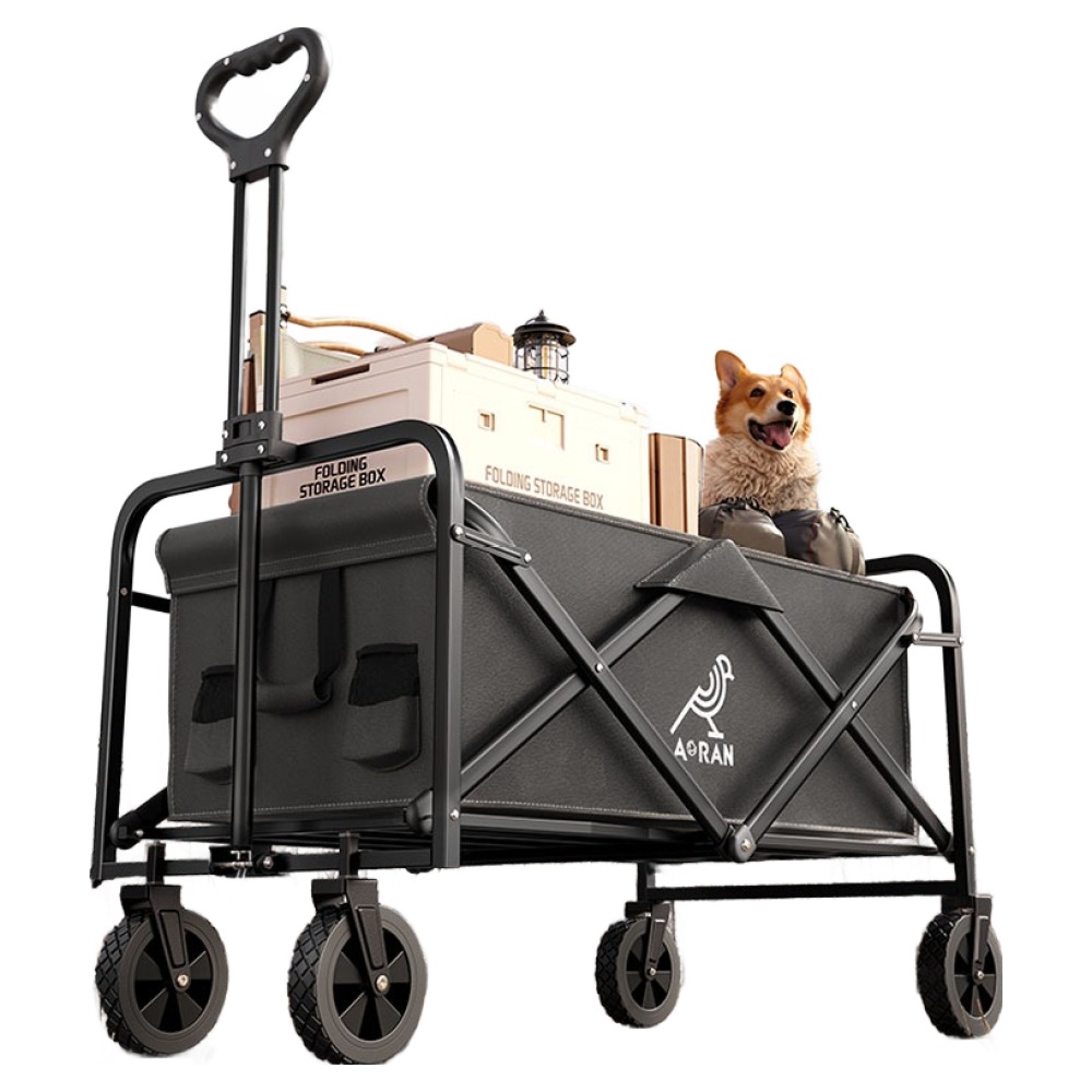 아오란 다기능 접이식 캠핑웨건, 1개, 검은색 35,900원