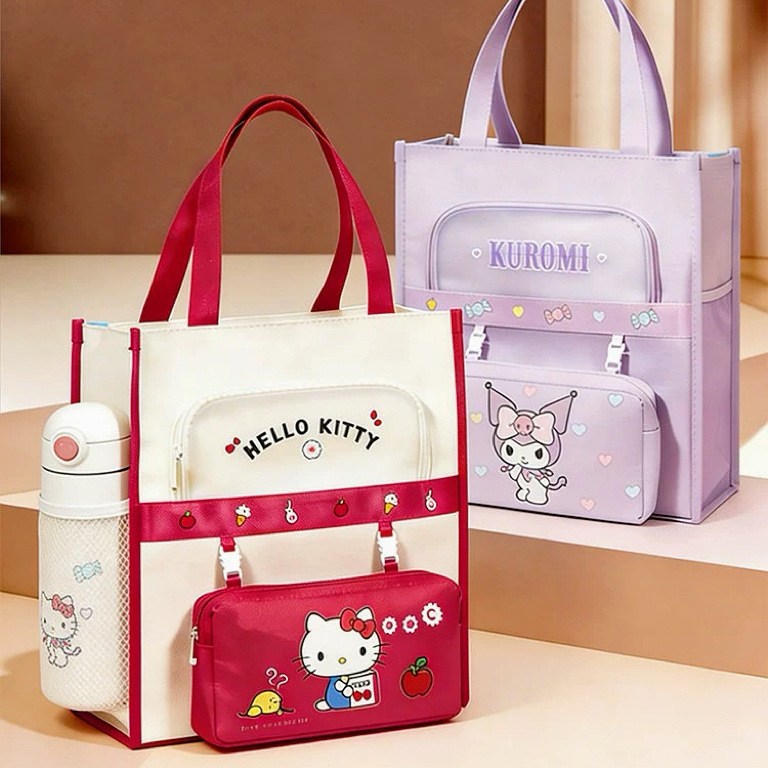 [필통포함] 신출시 산리오 보조가방 대용량 캐릭터 학원가방 실내화가방 초등학생 새학기 선물 28,000원