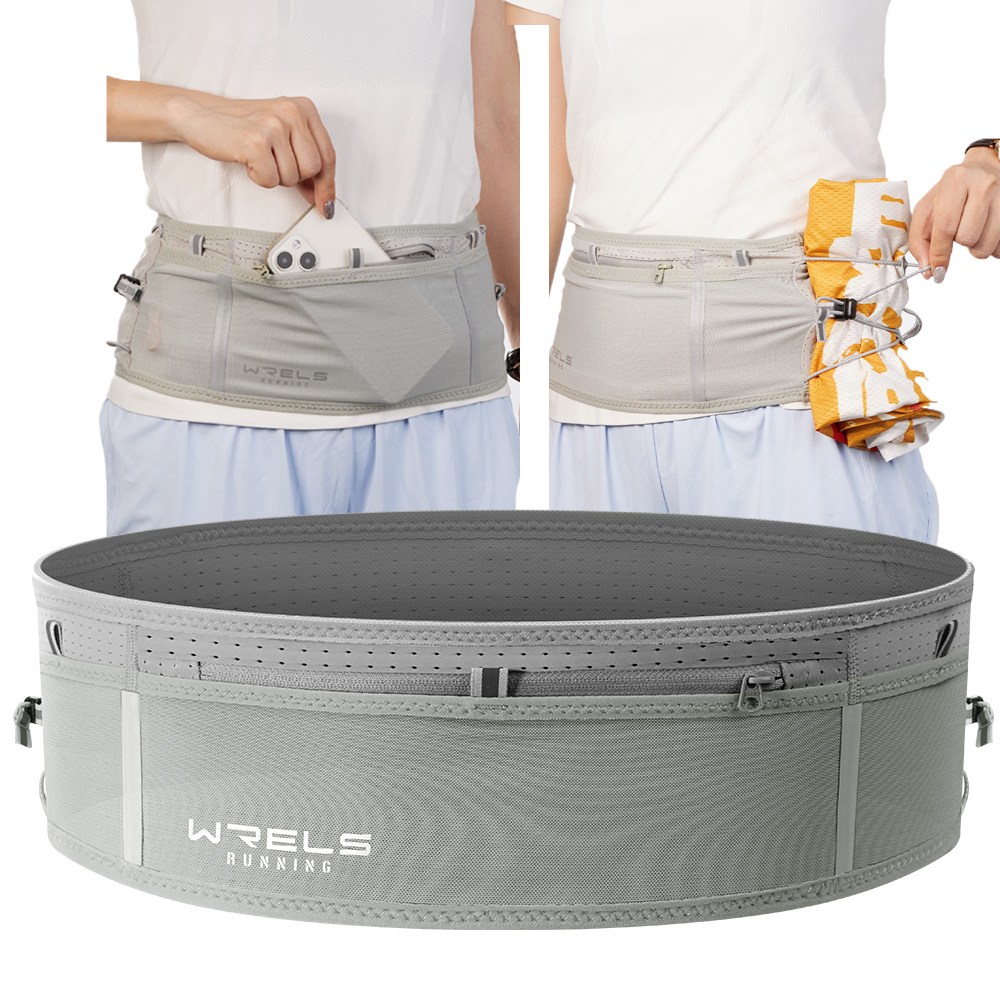 WRELS 속건 통기성 밀착형 다기능 다중포켓 허리백 미끄럼방지 남녀공용 러닝 야외용 44,900원