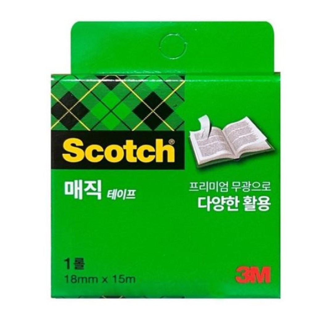 쓰리엠 스카치 매직테이프 810R 리필 18mm x 15m 6,500원