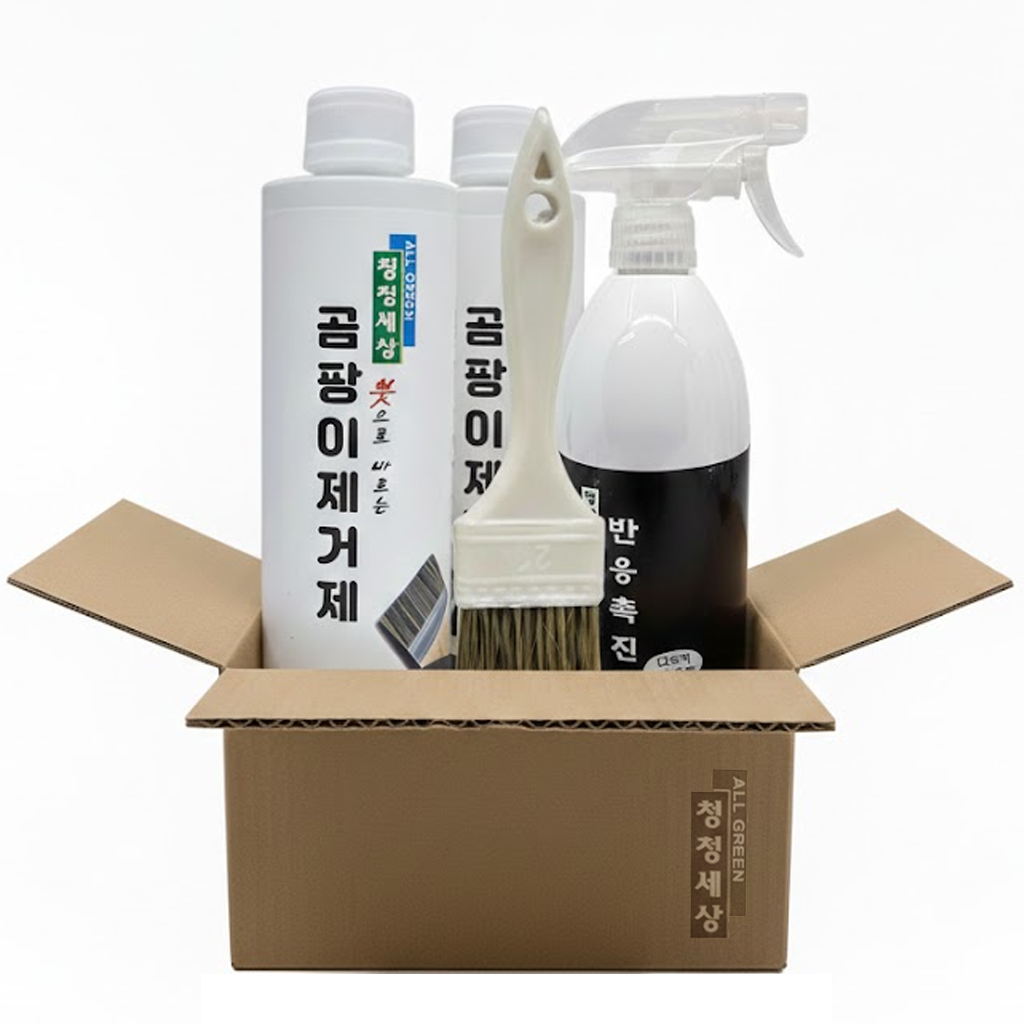 청정세상 곰팡이제거제500gx2(붓1)+반응촉진제 에코오투 28,200원