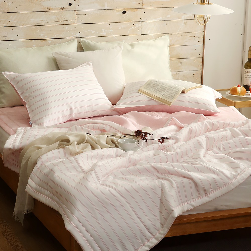 [코쉬] 풍기인견 스트라이프 뮤리엘 인견이불+베개커버 세트 슈퍼싱글 퀸 킹 냉감이불 44,900원