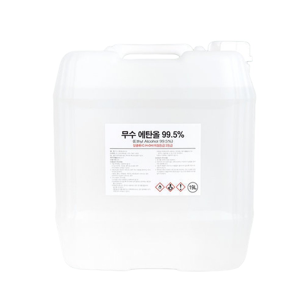 크로바 무수에탄올 99% 소독용 알콜 에틸 알코올 19L x 1개 52,080원
