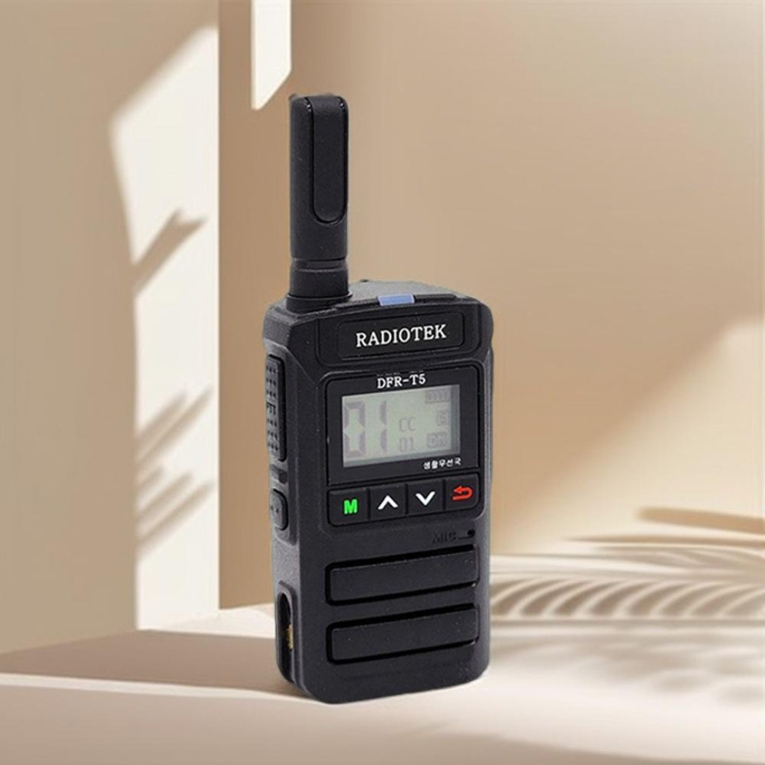 DFR-T5 라디오텍 디지털 생활 무전기 고성능 업소 식당 병원 DMR 120,000원