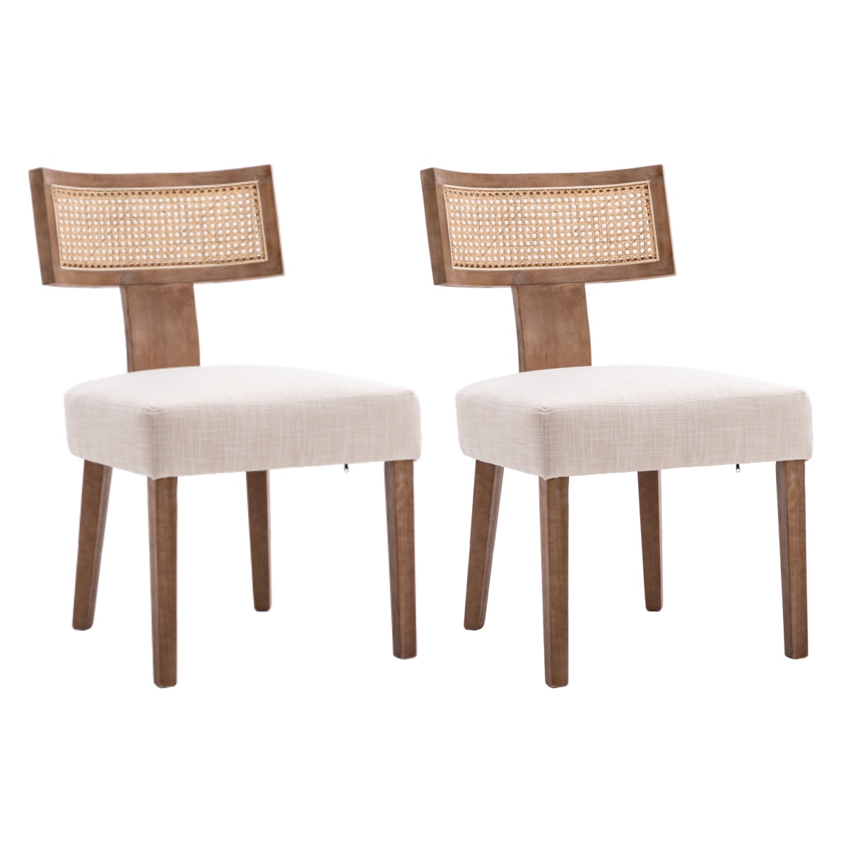 Dayalane 라탄의자 두툼하고 포근한 시트 천연 빈티지 하드우드 다리 인테리어 카페 식탁의자 165,100원