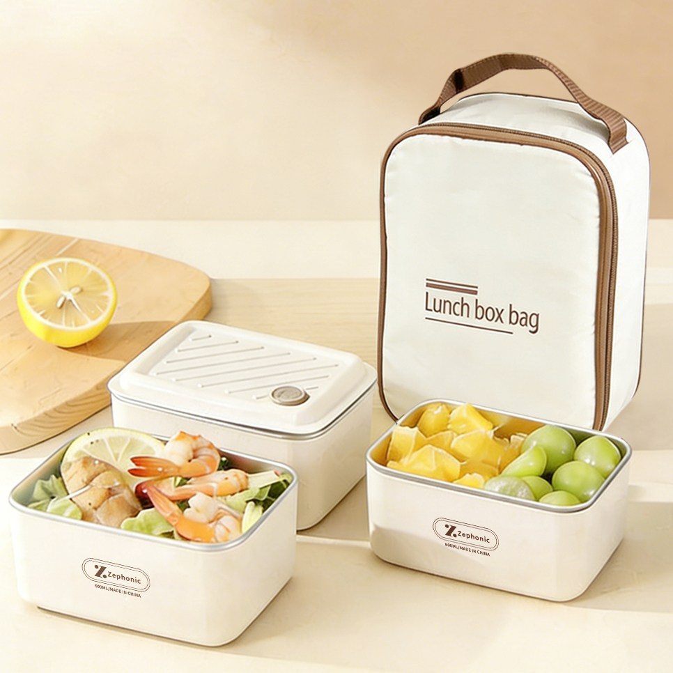 스텐 도시락 세트 직장인 도시락 캠핑 도시락, 현재가 13,900원