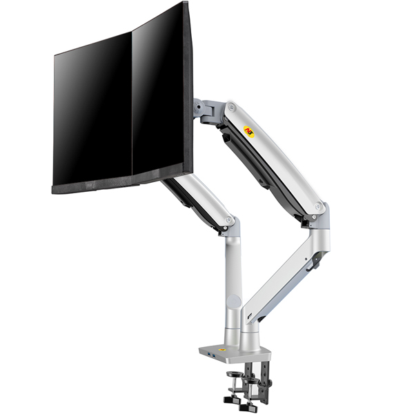 노스바유 고중량 듀얼 모니터암 거치대 NB F195A, 화이트, 1개 48,500원