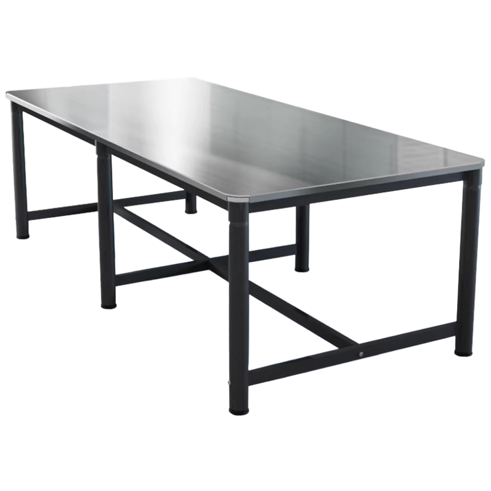 우브로 스테인리스 작업대 작업테이블 대형 작업용 철제 창고 업소용 테이블 2400 2000 1800, 1개 343,000원