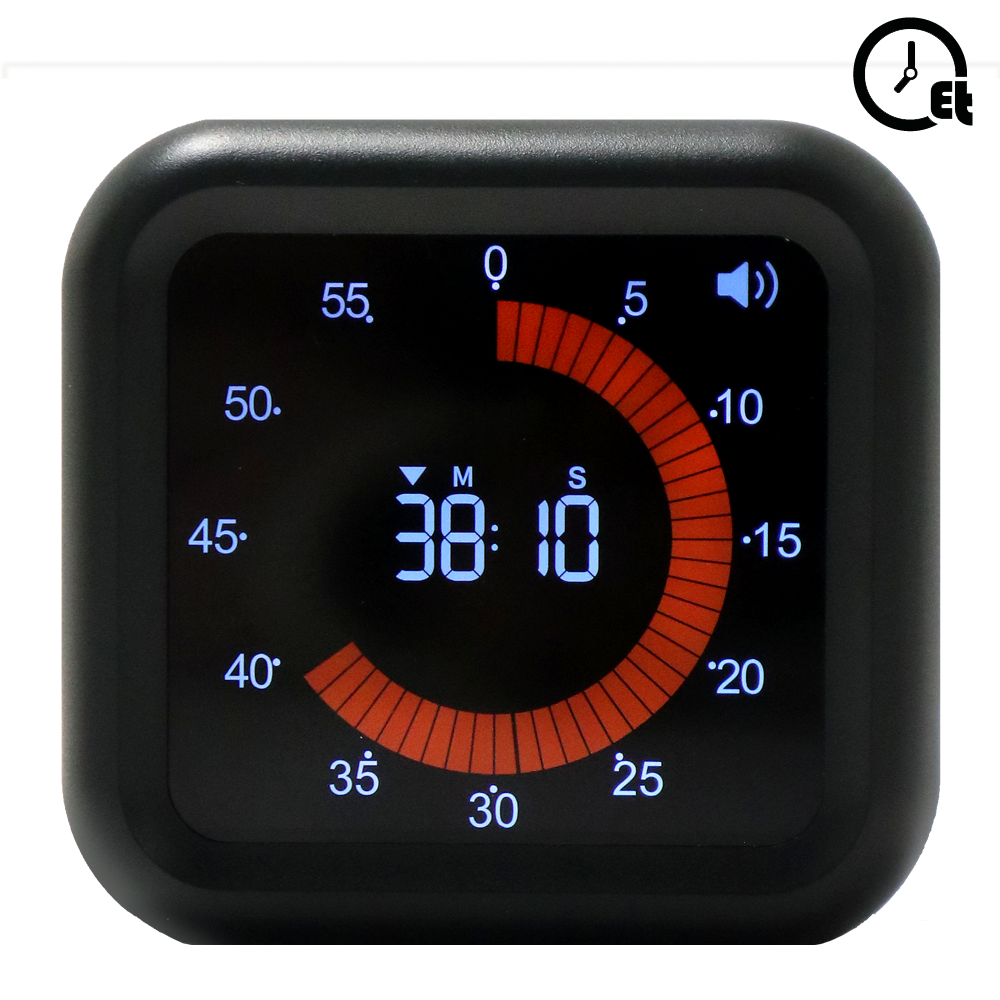에트 KC인증 모두의타이머 스톱워치 뽀모도로 구글 타임 타이머, 1개, 블랙 27,000원