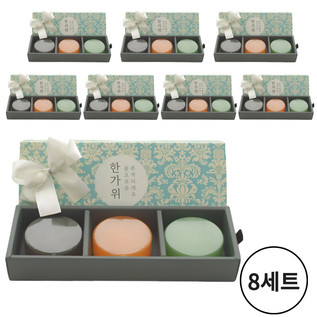 YB맘 수제비누 3종 선물세트+리본포장+쇼핑백, 300g, 8세트, 현재가 148,490원