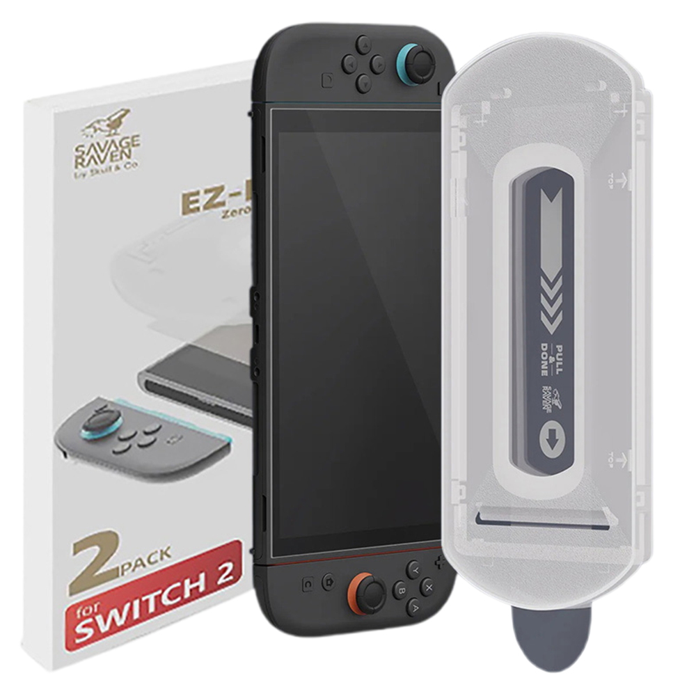 스컬앤코 닌텐도 스위치2 보호필름 강화유리 이지 인스톨 키트 HD 타입 2매, HD Clariy(고투명), 1개, 액정보호필름2매 22,500원