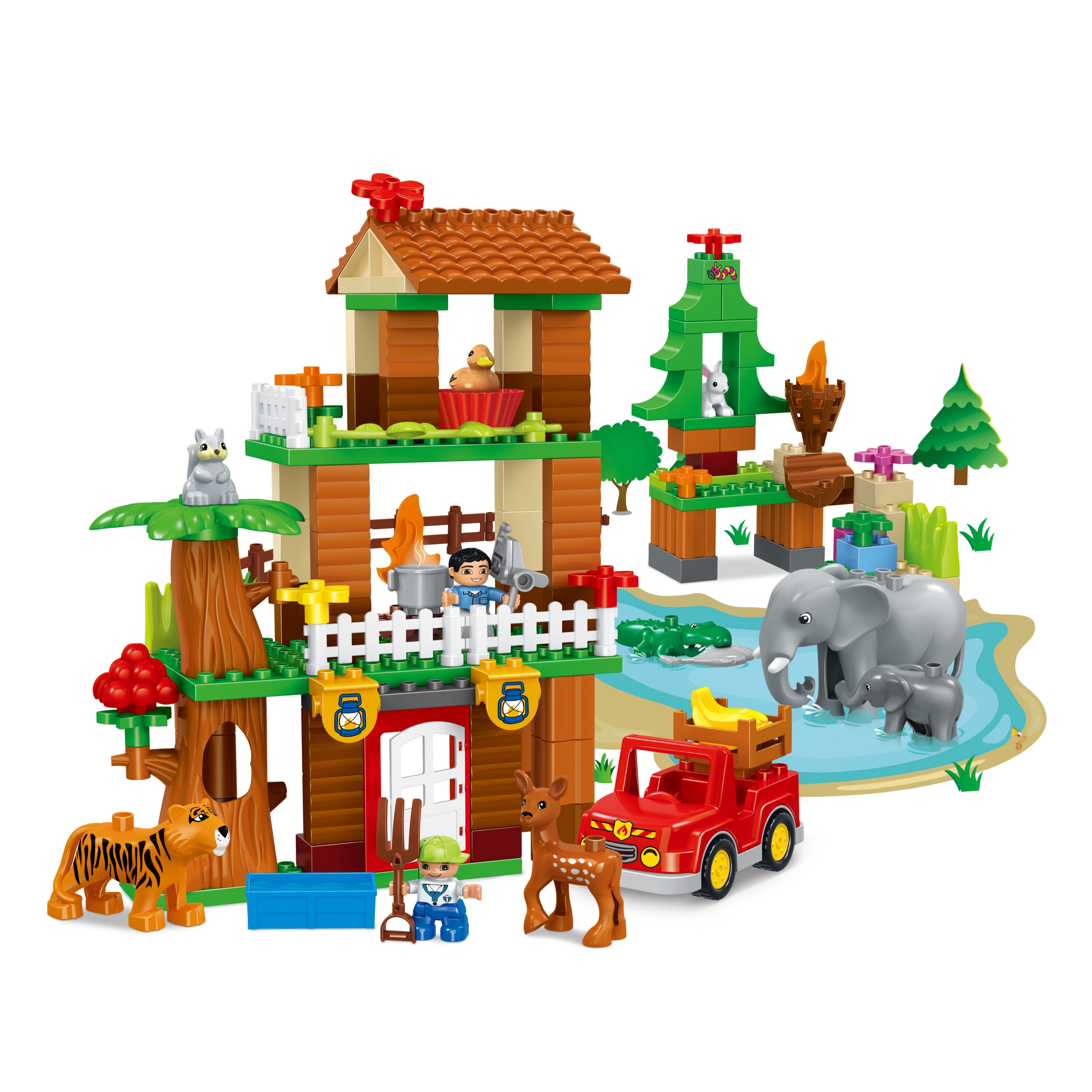 블록피아 키드두 블록 트리하우스 레고 듀플로 호환 유아 블럭, 1개 59,000원