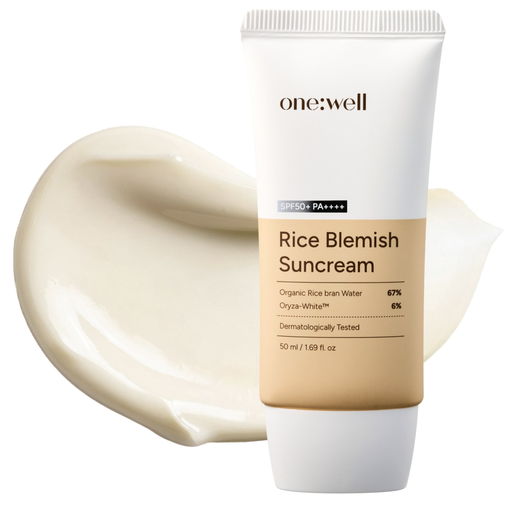 원웰 쌀겨수 블레미쉬 기미 선크림 SPF50+ PA++++, 1개, 50ml 10,700원