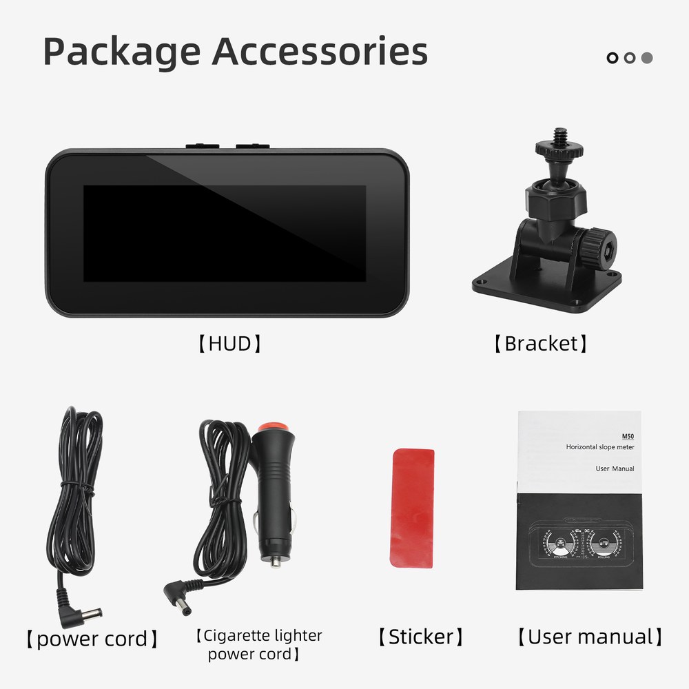 자동차 GPS 슬로프 미터 디지털 업 디스플레이 M60 4X4 오프로드 스마트 경사계 37,200원