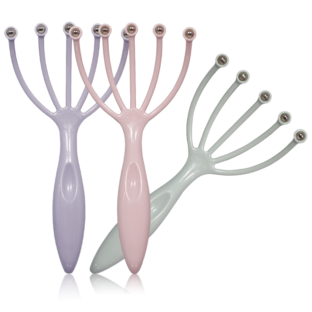 두피 구슬 마사지기 안마기 머리지압 헤드마사지기, 핑크, 1개 5,180원