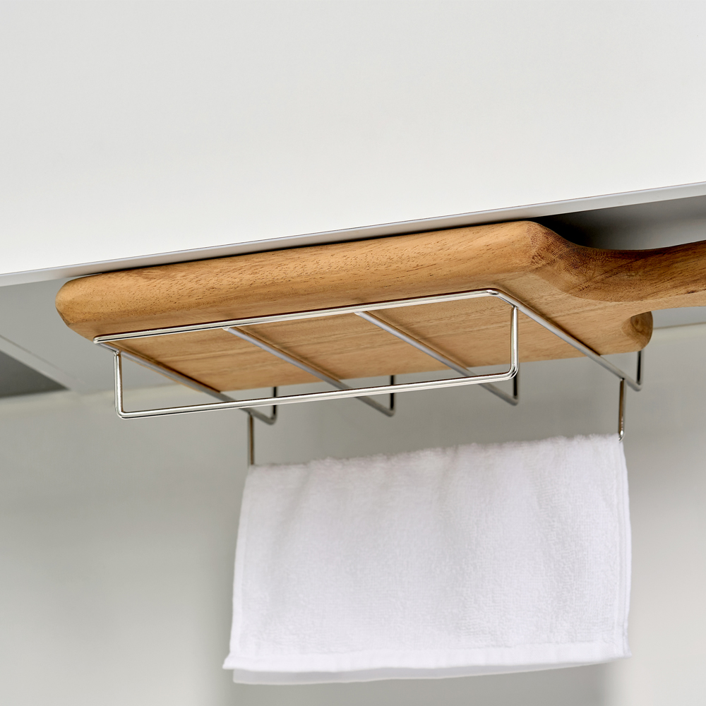 바겐슈타이거 도마 행주 2단 스텐 그립앤 드라이행거 16,900원