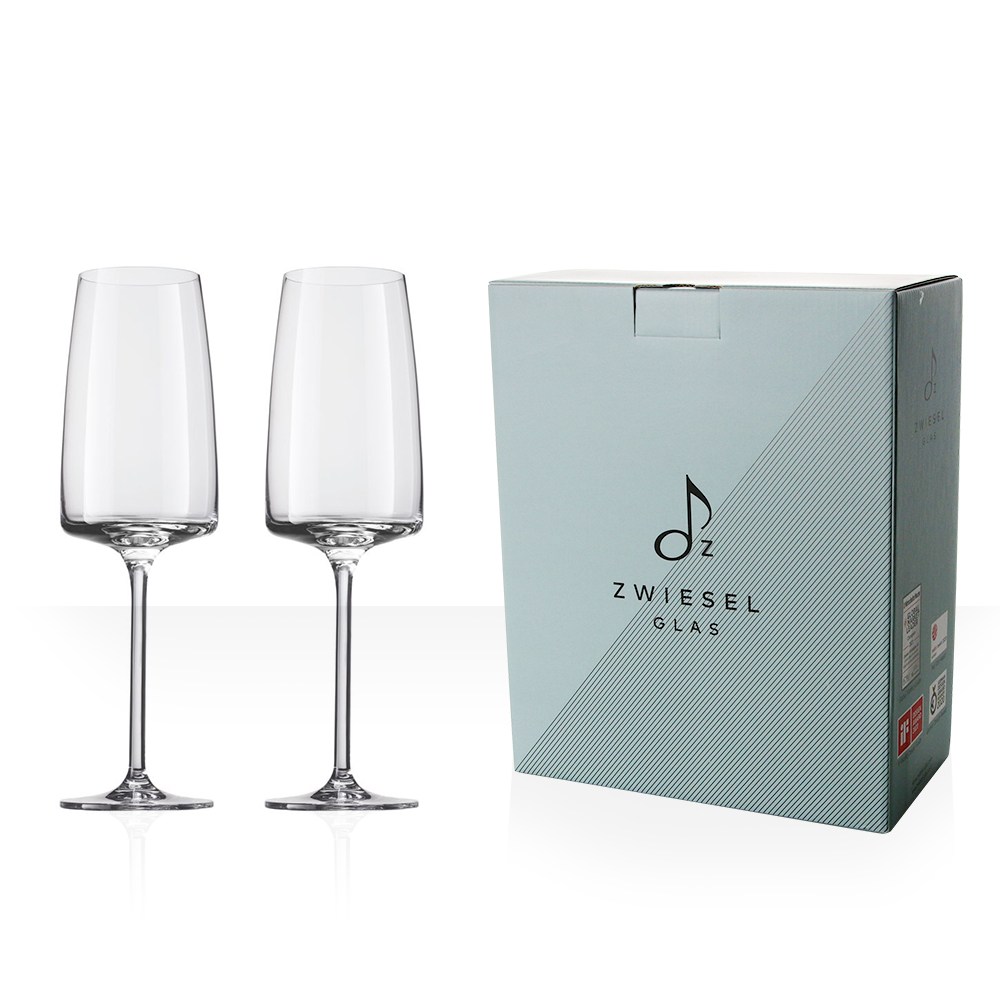 쇼트즈위젤 독일 명품 트리탄 크리스탈 센사 샴페인 와인잔 388ml 2P 선물세트, 현재가 30,000원