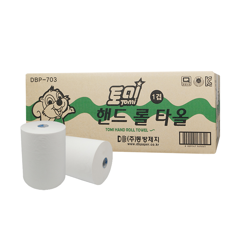 동방제지 롤 페이퍼타올 핸드타올 종이 수건 1겹 X6롤, 1박스 44,500원