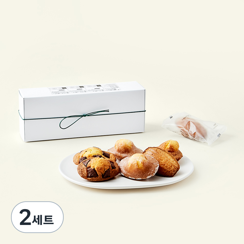 [로켓프레시] 메종엠오 기본 마들렌 30g x 2개 + 마들렌 글라쎄 35g + 소금초코 마들렌 35g x 2개 선물세트 41,000원