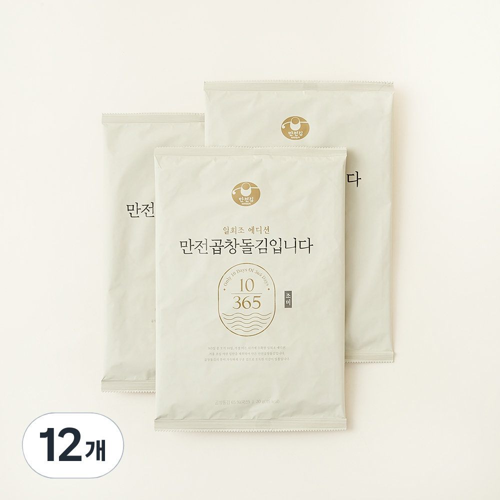 만전김 만전 곱창 돌김 입니다 조미 44,400원
