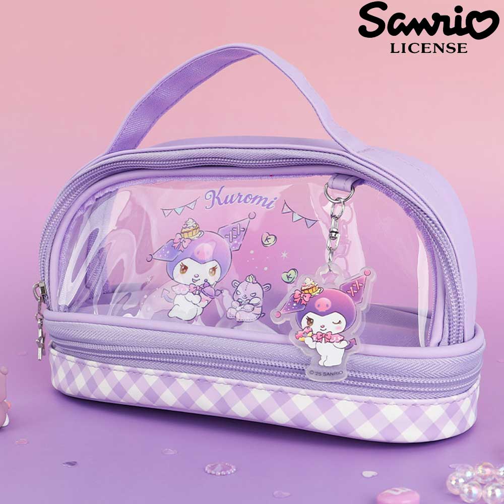 산리오 정품 투명 2단 파우치 필통 화장품 정리함 가방 16,900원