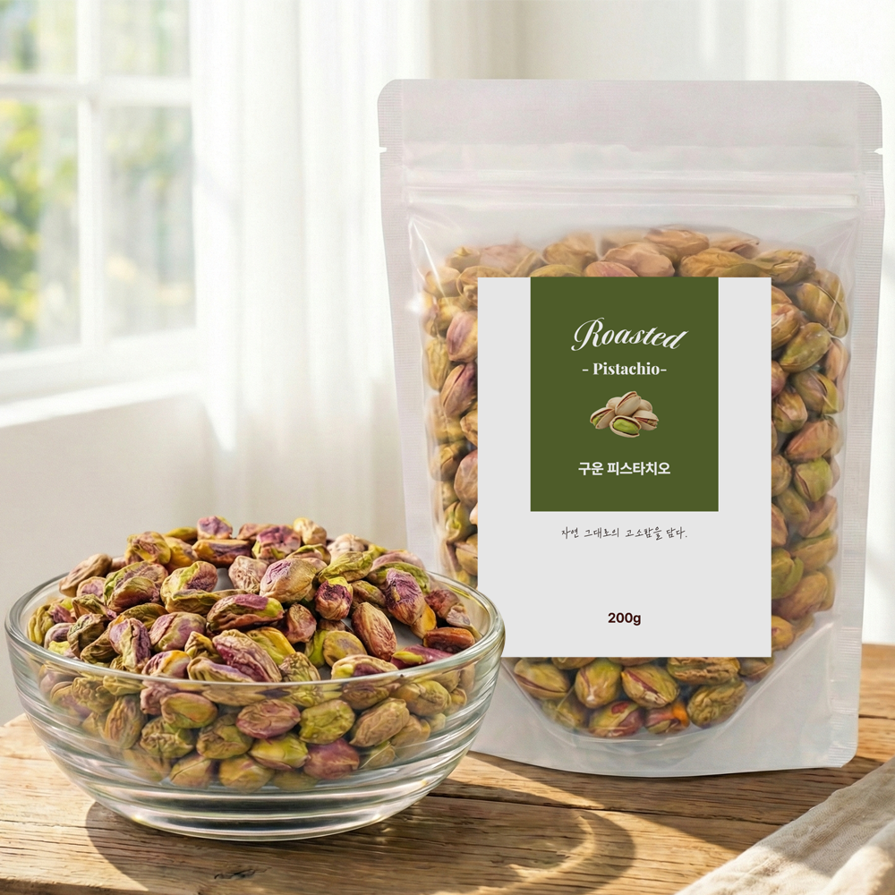 탈각 로스팅 피스타치오 껍질없는 무염 구운 피스타치오, 1개, 200g, 현재가 15,700원