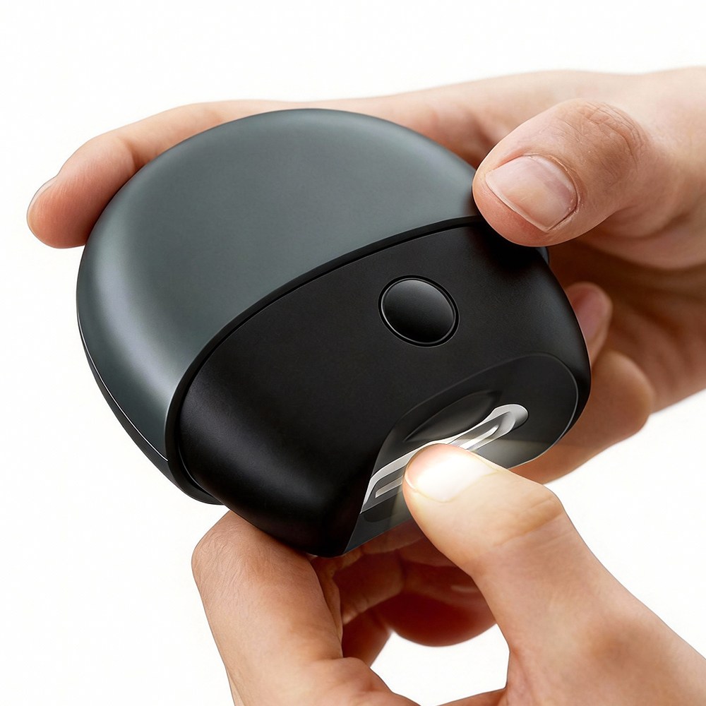 Jeernare 스마트 자동 손톱깎이 충전식 전동 손톱깎이 휴대용 손톱깎이, 1개, 그레이 26,810원