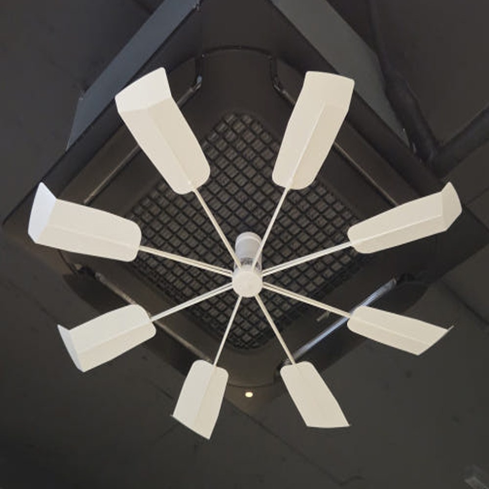 국산 실피드 천장형 에어컨실링팬 시스템 무동력바람개비 날개 순환팬 가드 프로펠러 바람막이 19,500원