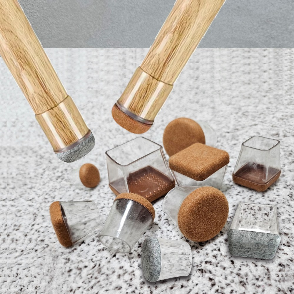 위드유 도토리 소음 미끄럼 기스 방지 투명 의자 캡 발 커버 9,900원