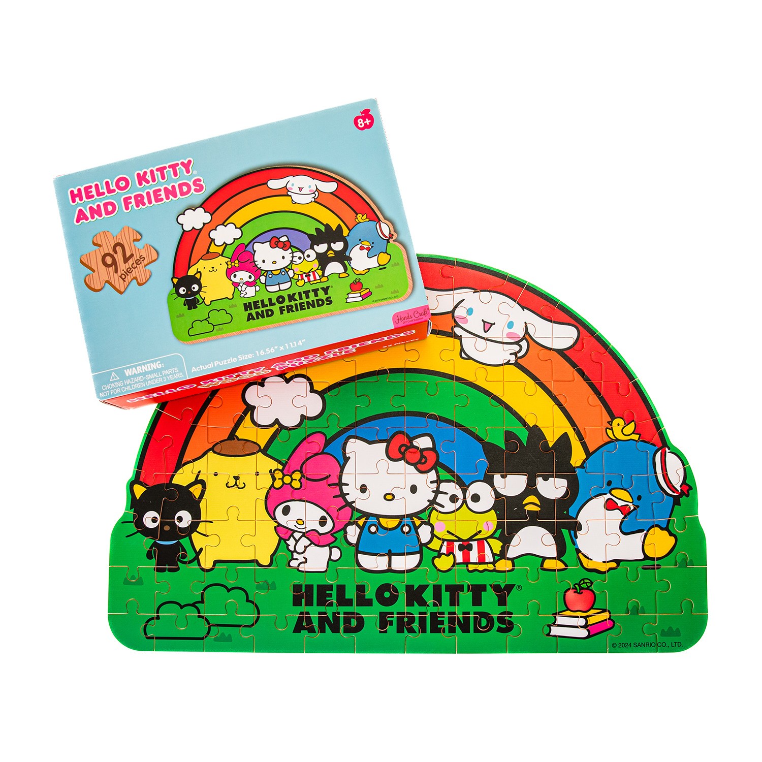 핸즈크라프트 산리오 헬로키티퍼즐 나무퍼즐 직소퍼즐 : 레인보우, 1개, 혼합색, 92피스 16,800원