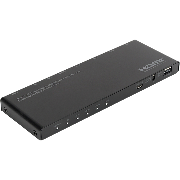 NETmate HDMI2.0 1:4 분배기(디임베더)/NM-PTS07/4K UHD 60Hz/다운스케일링 기능/EDID 제어 기능/HDMI 오디오 신호 추출/HDR 지원/HDCP 2 72,800원