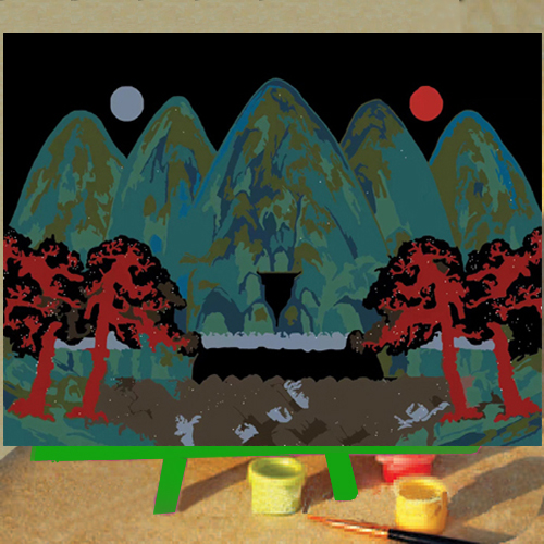 마이리틀원 유화그리기 한국화 민화 그림그리기세트 미니사이즈 10종 단체주문 20세트 110,000원