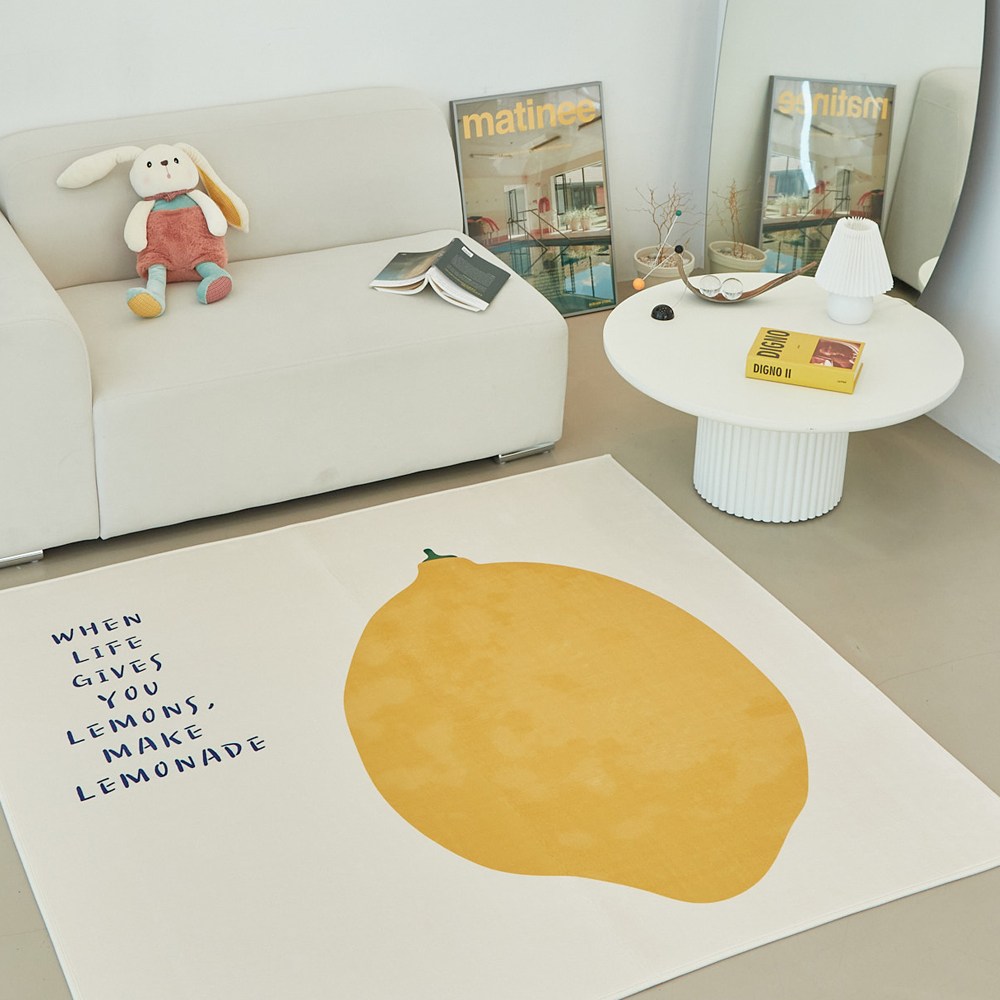 레모네이드 극세사 사계절 아이방 러그 키즈 카페트 39,900원