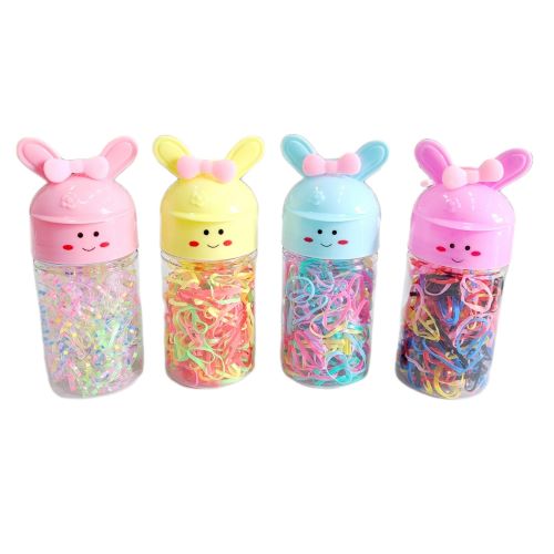 아름담다 토끼 케이스 유아 머리끈 대용량 머리 고무줄 1,900원